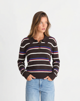 Iris | striped knit top