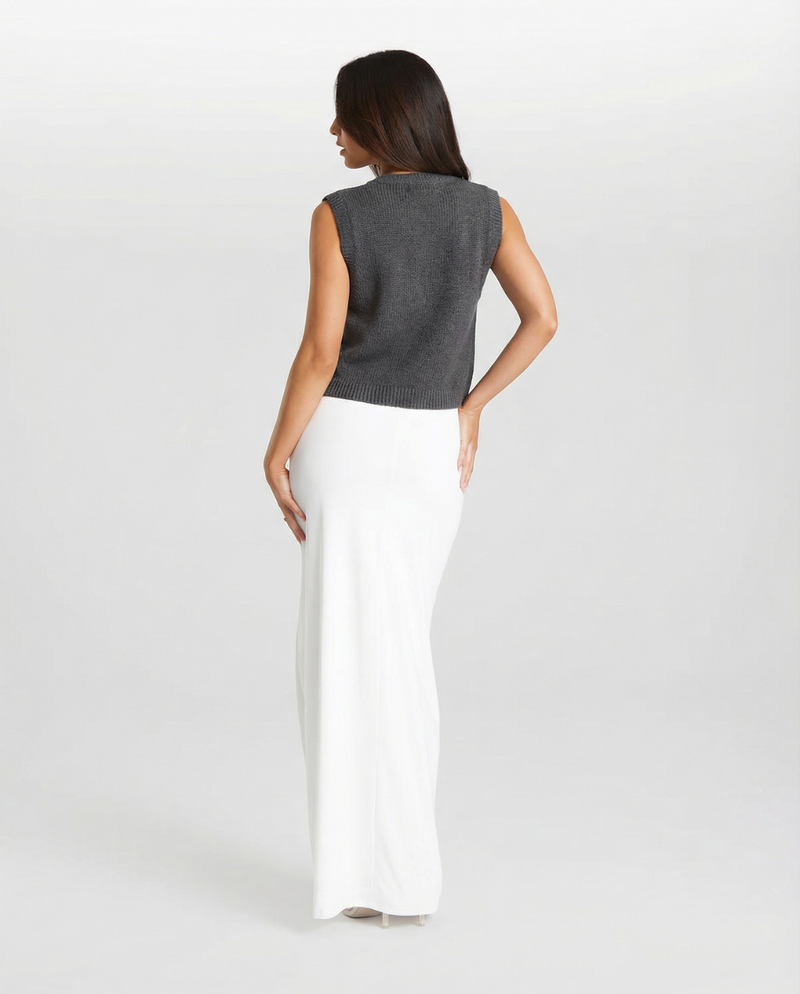 India | cropped sweater vest