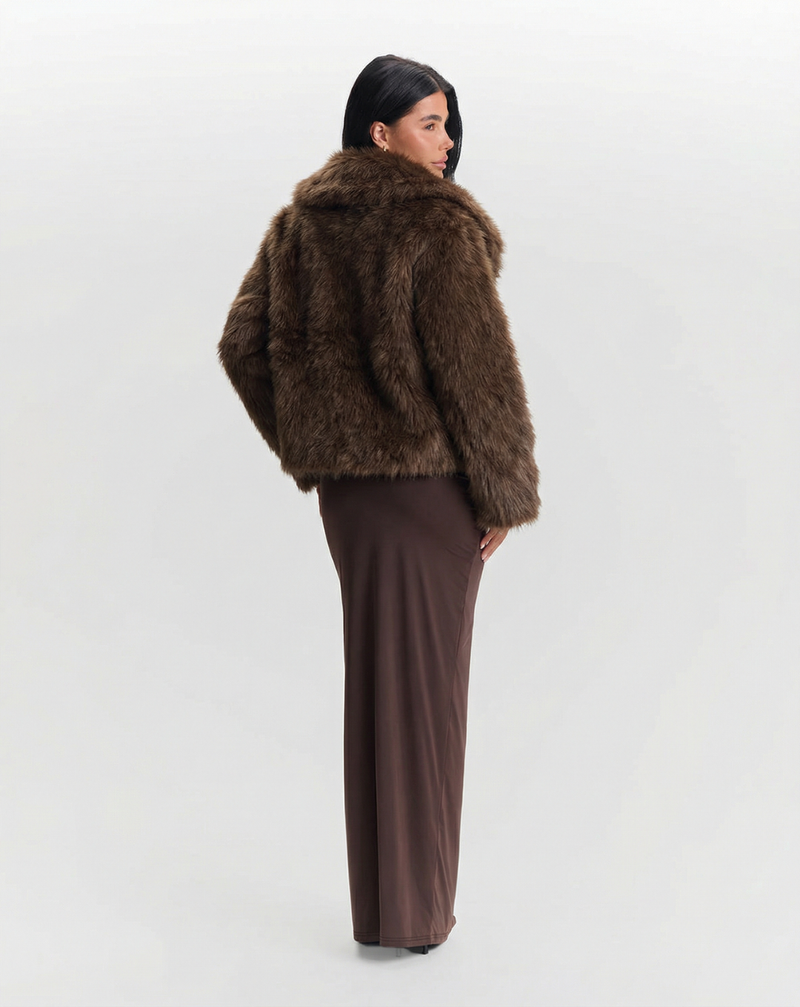 Jasmine | faux fur jacket