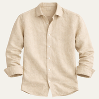 Declan linen button up shirt