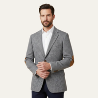 Linden | Single Breasted Herringbone Tweed Blazer