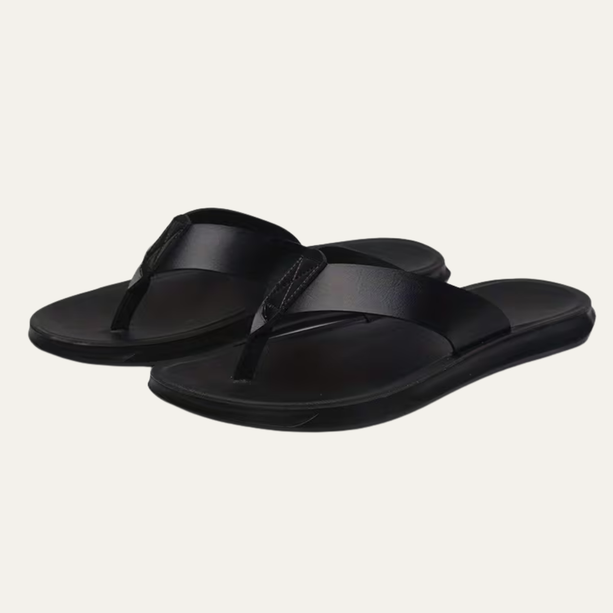 Chester thong sandals Black