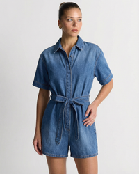 Alyssa | denim romper