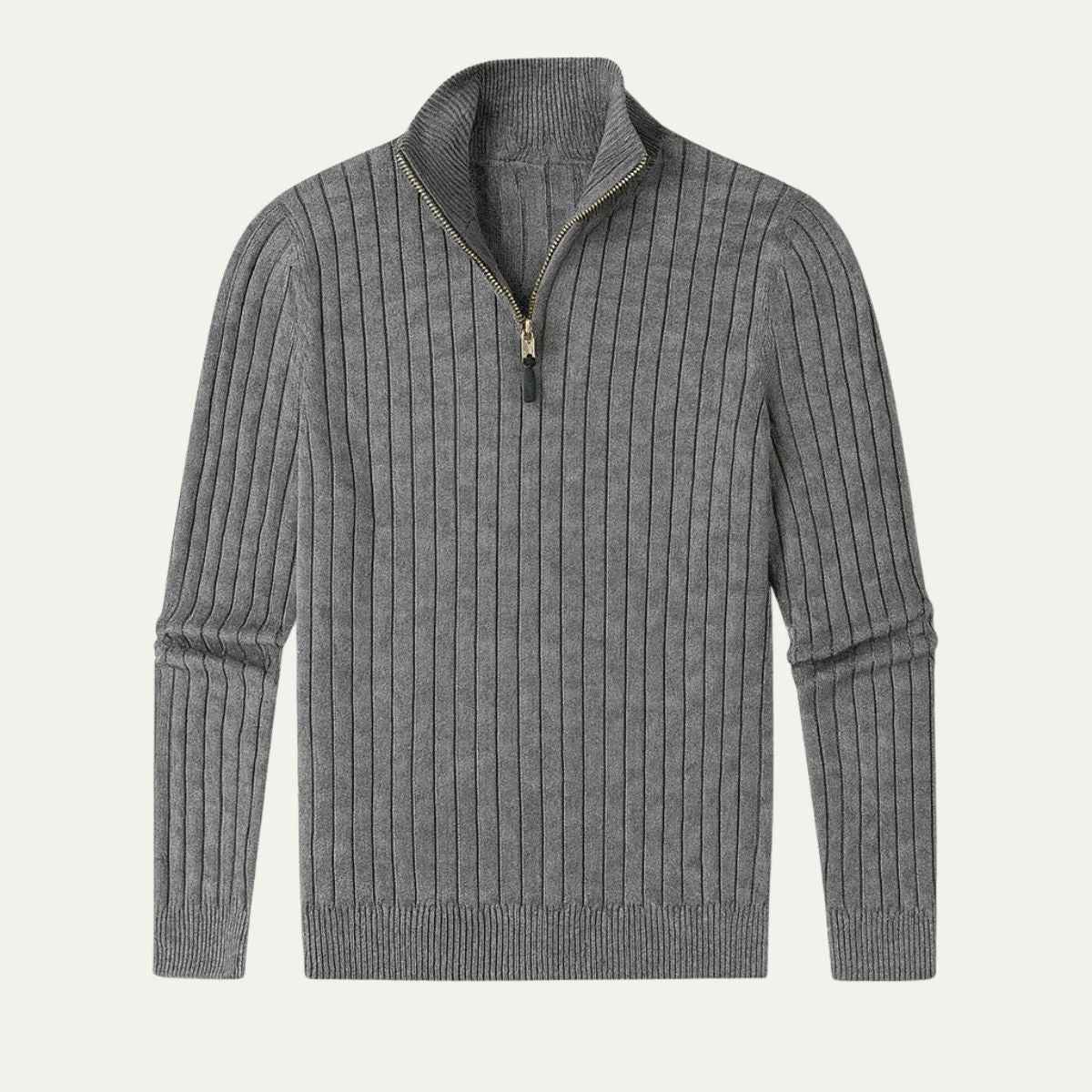 Ephraim | Men's Cable Knit Quarter Zip Jumper