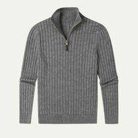 Ephraim | Men's Cable Knit Quarter Zip Jumper