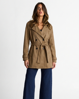 Anya | cropped trench coat