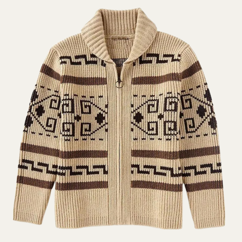 Marlon jacquard cardigan