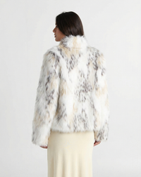 Rose | faux fur jacket