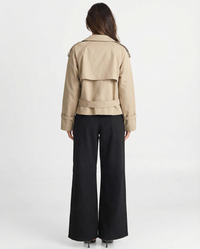 Rosa | cropped trench coat