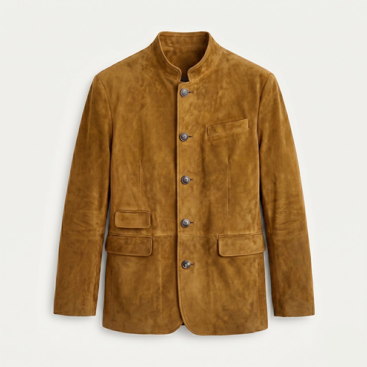 Luka | Casual Suede Single Breasted Blazer Jacket