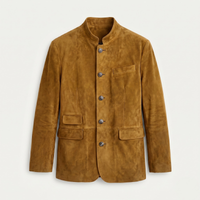 Luka | Casual Suede Single Breasted Blazer Jacket