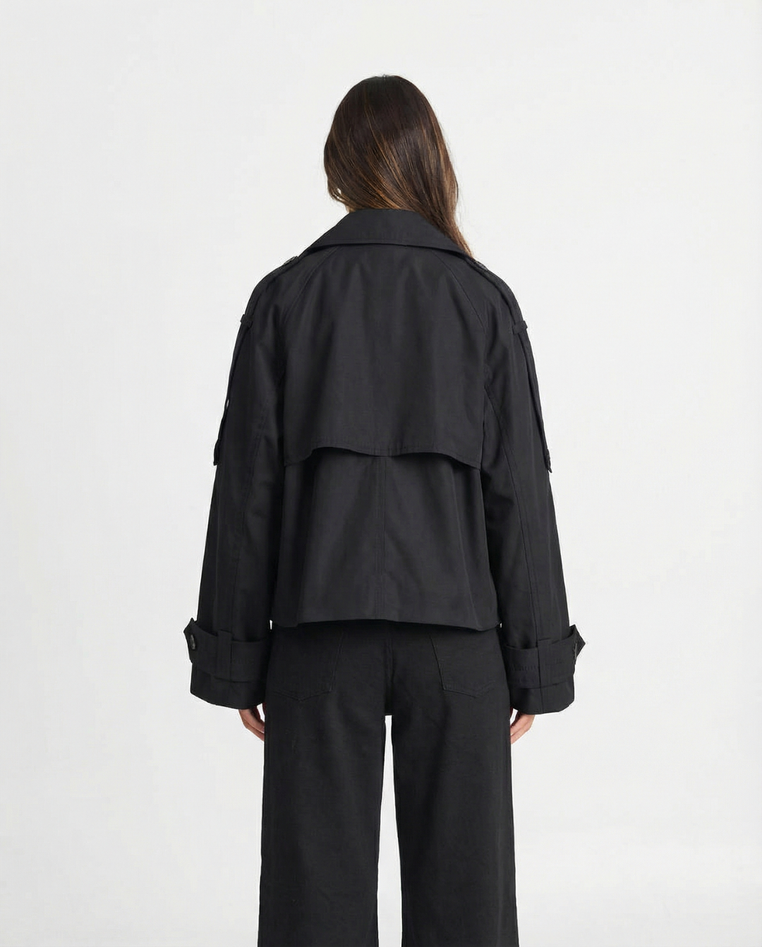 Charlotte | cropped trench coat