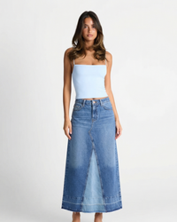 Charlotte | denim maxi skirt