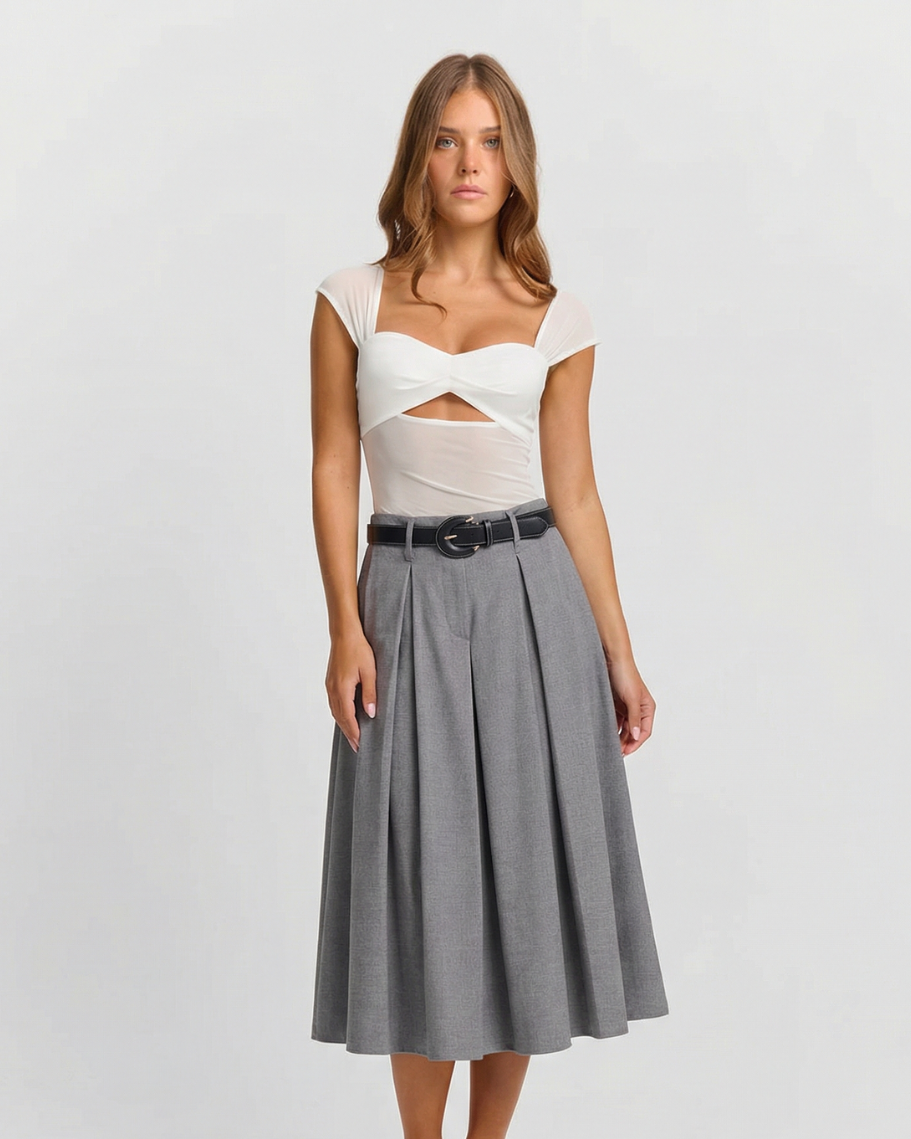 Mabel | pleated skirt