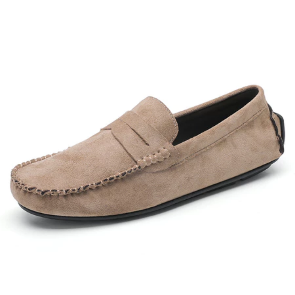 Nasir | Men's Suede Slip On Loafers