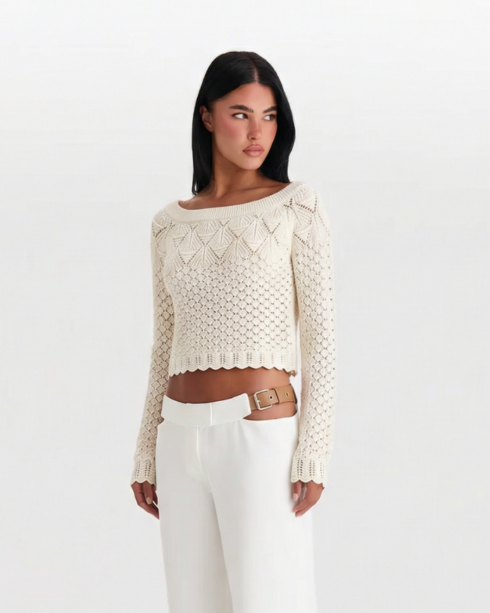 Freya | crochet crop top