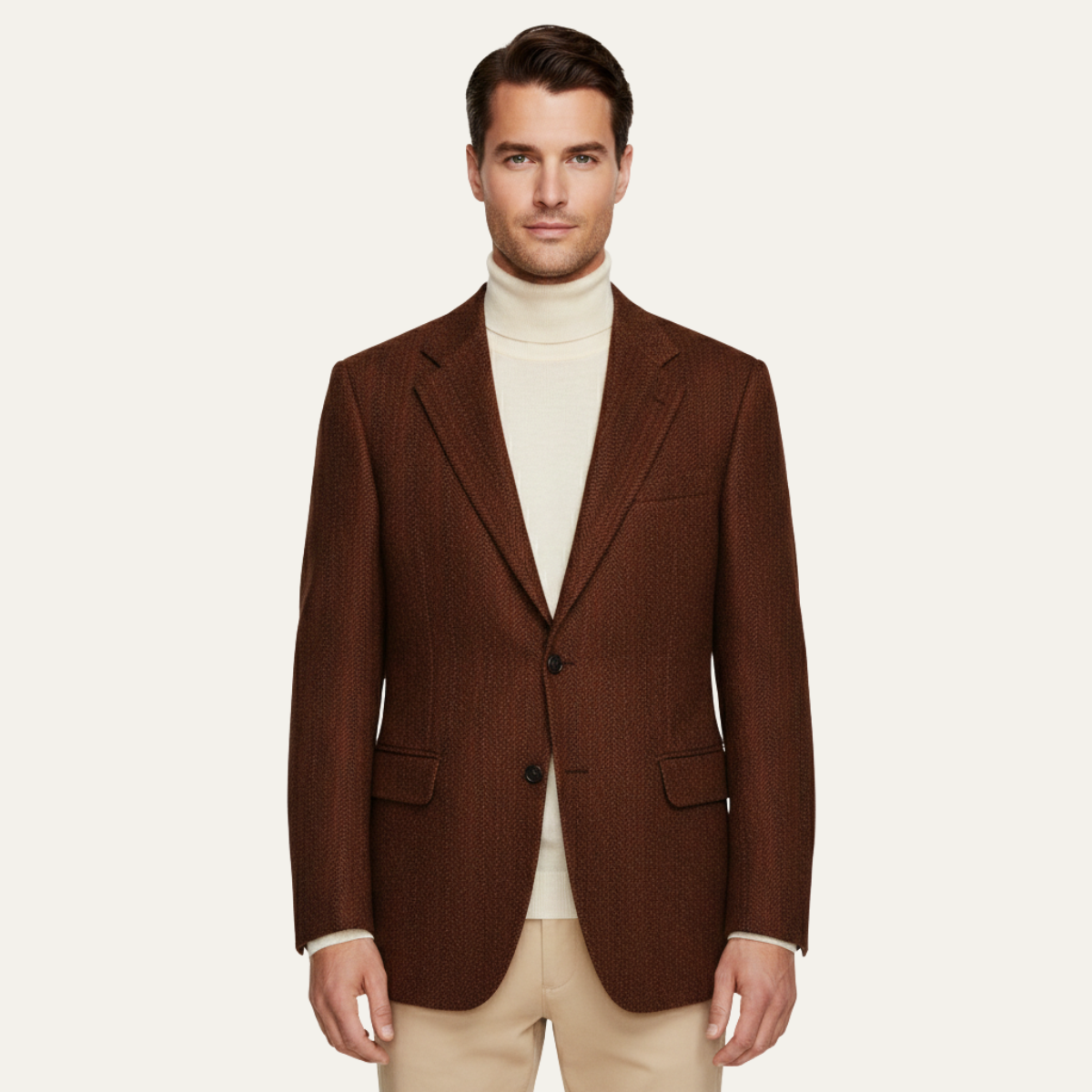 Lloyd | Tailored Tweed Fishbone Blazer