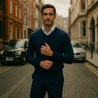 Marvin | 100% Cashmere V-Neck Jumper for Men
