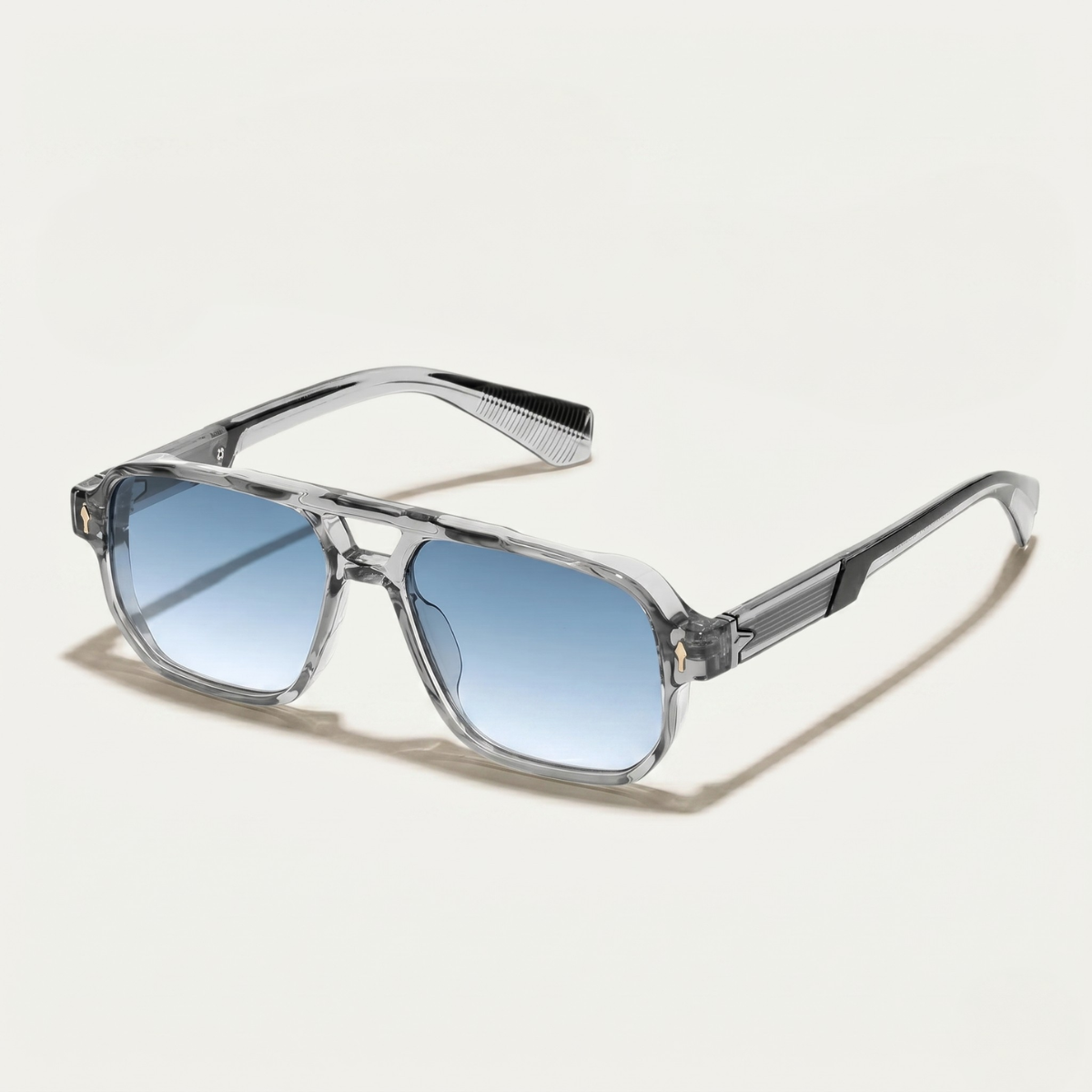 Louis | Transparent Square Frame Sunglasses