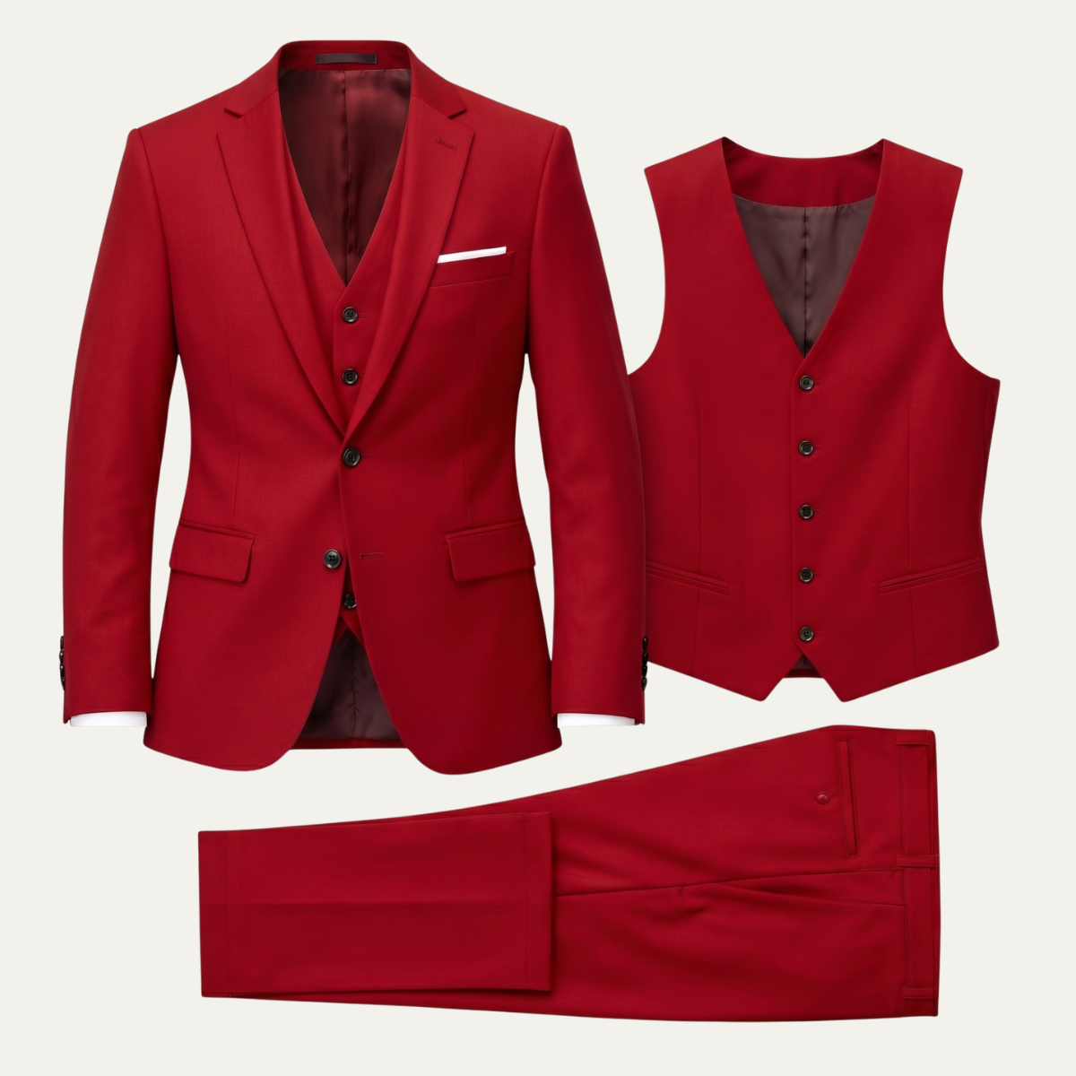 Orion | Men's Three-Piece Blazer, Waistcoat and Trousers Suit