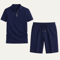 Aaron Men's Polo Shirt and Shorts Set