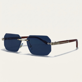 George | Vintage Rimless Sunglasses with UV Protection