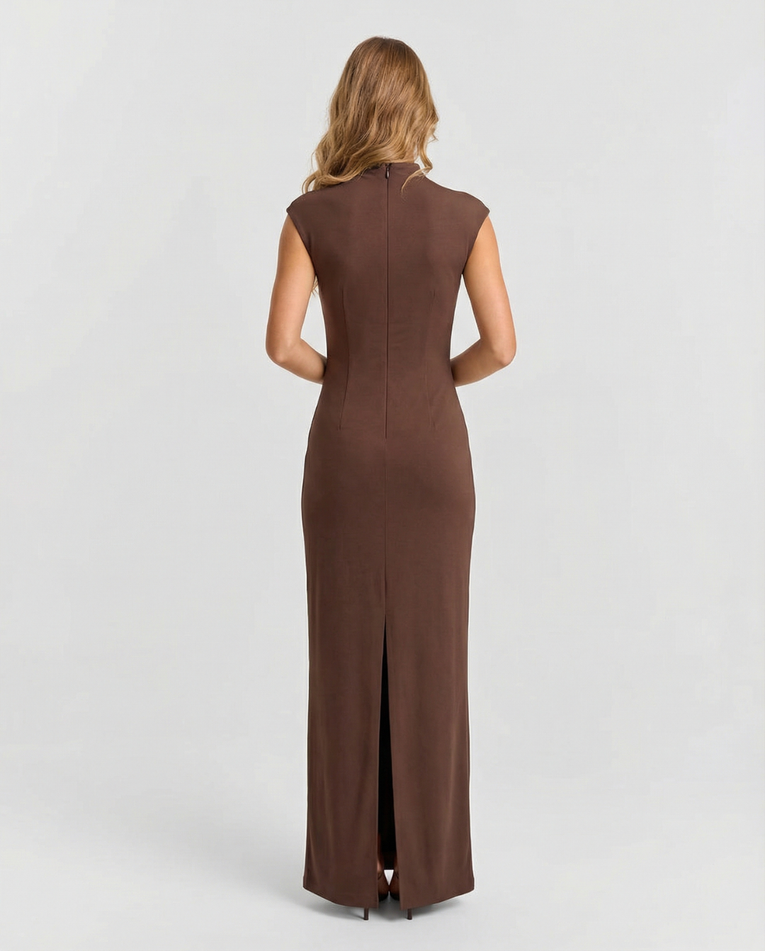 Hazel | ruched maxi dress