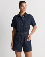 Abigail | denim romper