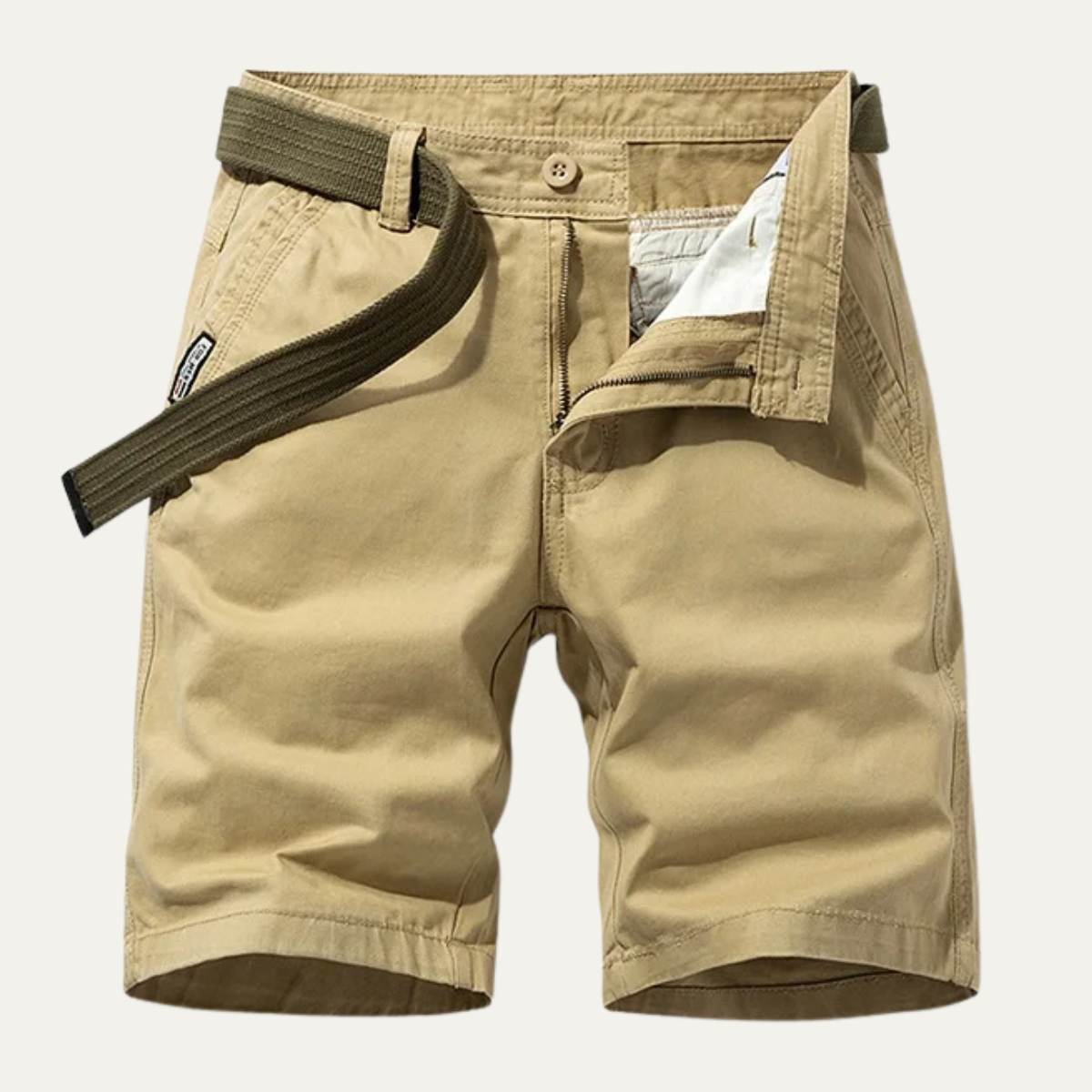 Geoffrey cotton relaxed fit casual shorts