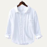 Caden Linen Shirt White