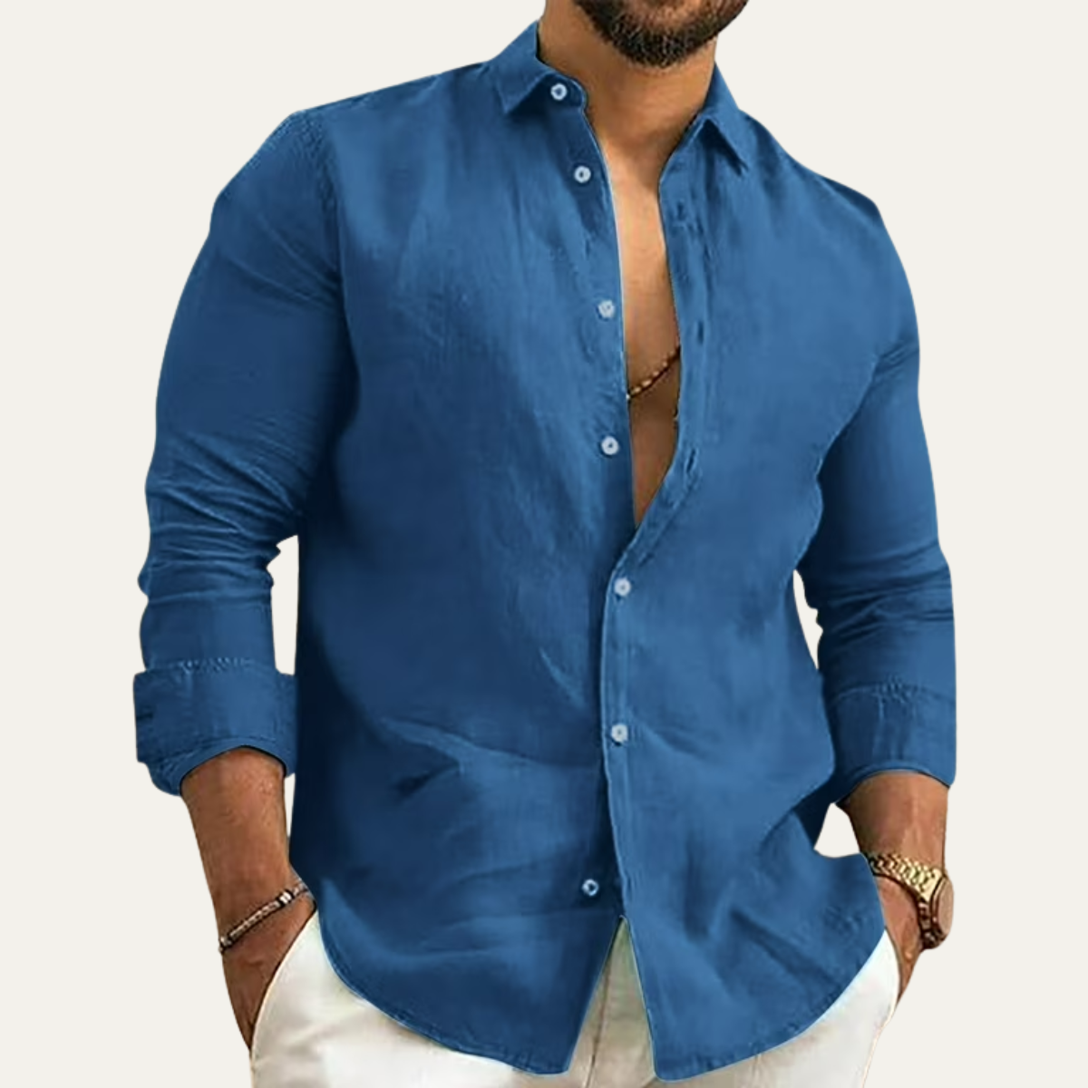 Bowen | Men's Breathable Button Down Casual Cotton Shirt