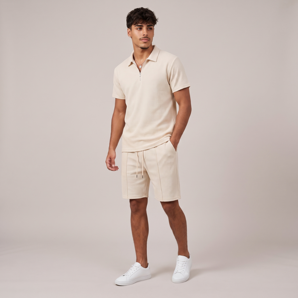 Darius | Polo Shirt and Shorts Two Piece Set