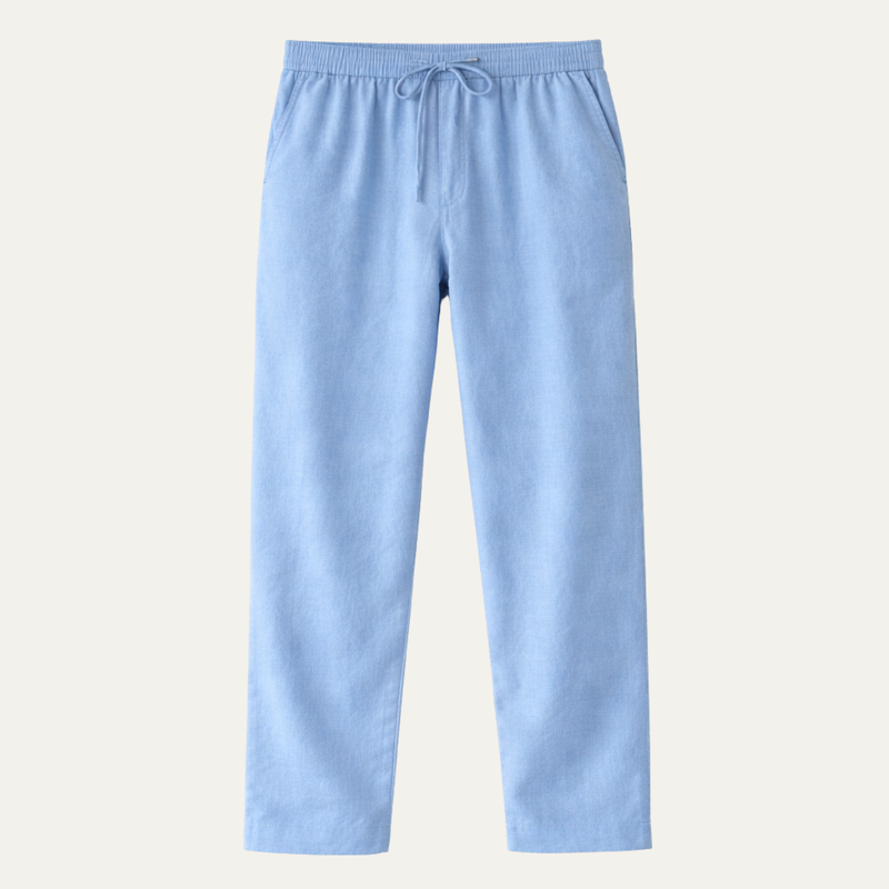 Kenzo | Soft Linen Loose Fit Casual Trousers
