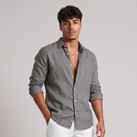 Wesley | Relaxed Cotton Linen Button-Up Summer Shirt