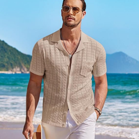 Lamont | Casual Knit Button Down Summer Shirt