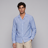 Cormac | Men's Long Sleeve Open Collar Shirt