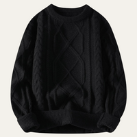 Erasmus | Men's Chunky Fisherman Cable Knit Jumper