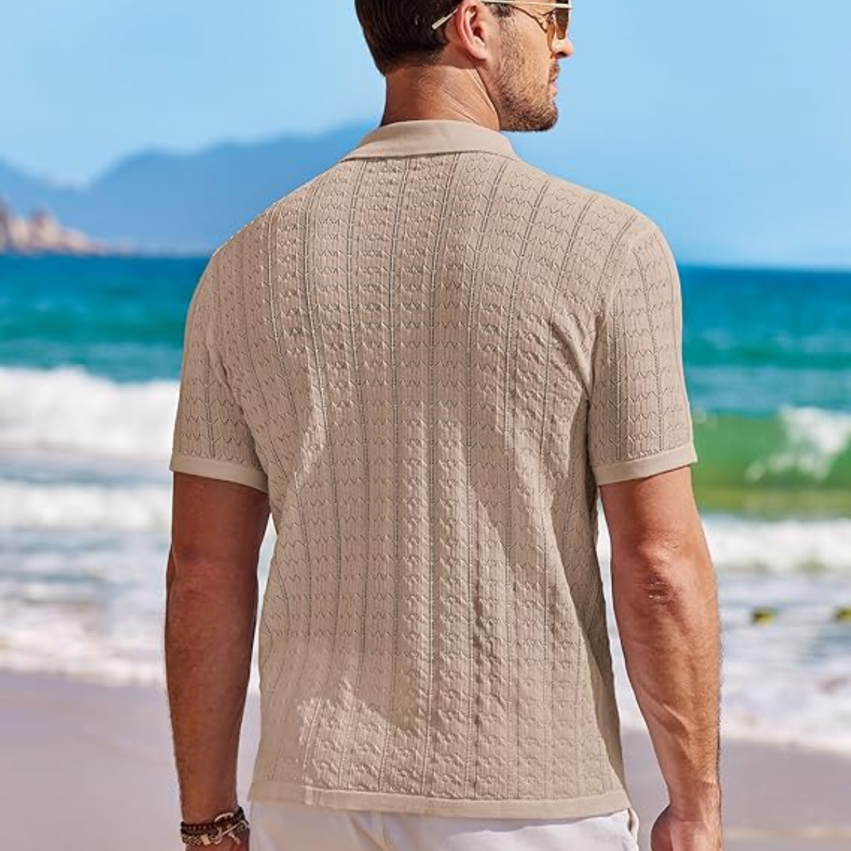 Lamont | Casual Knit Button Down Summer Shirt