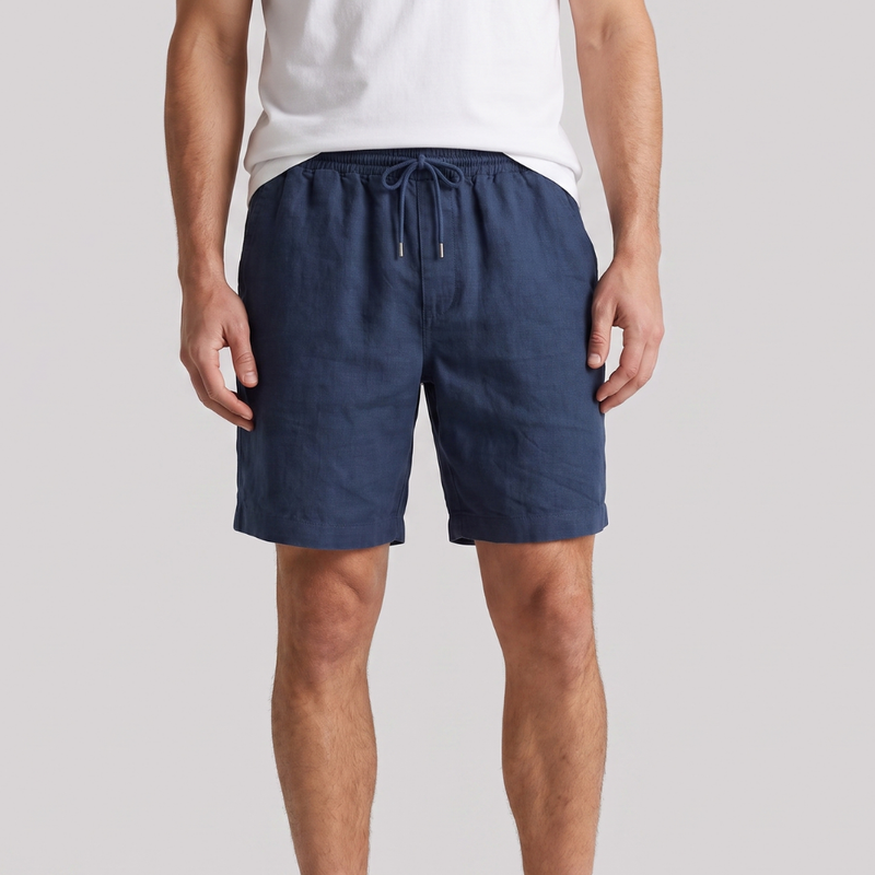 Jonas | Men's Cotton Linen Drawstring Summer Shorts
