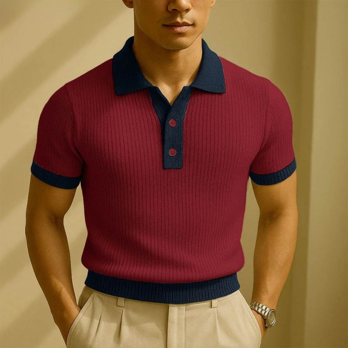 Talbot polo shirt in Red