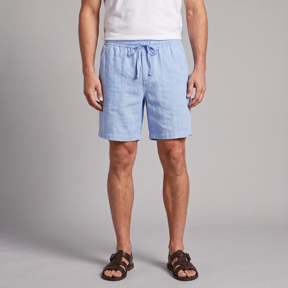 Fred | Men's Breathable Lightweight Linen Shorts