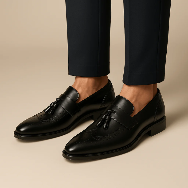 Niall tassel loafers Black