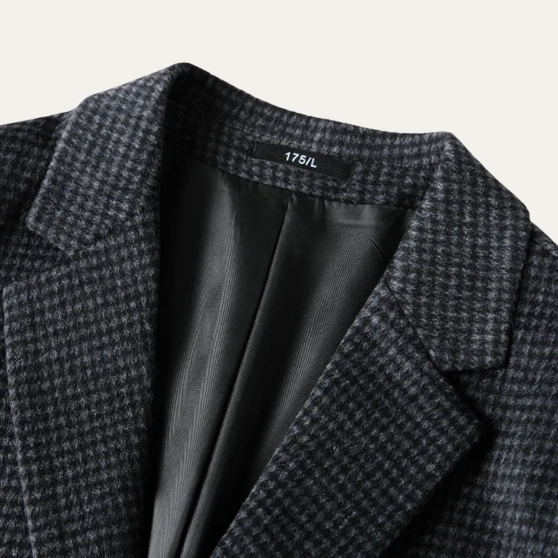 Leroy | Casual Business Houndstooth Cotton Blazer