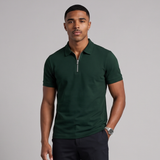 Corbin | Men's Short Sleeve Zip Polo Shirt