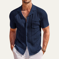 Lamont | Casual Knit Button Down Summer Shirt