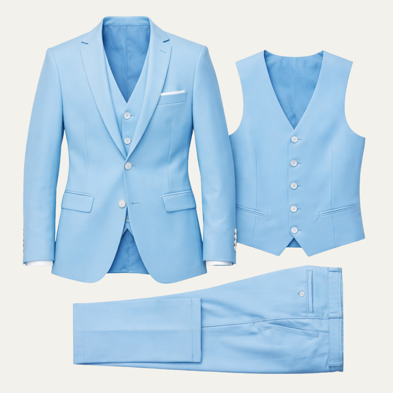 Orlando | Men's Three-Piece Blazer, Waistcoat and Trousers Suit