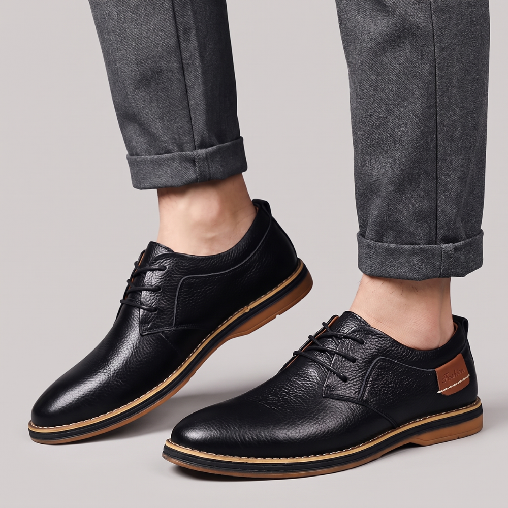 Immanuel | Elegant Leather Lace Up Dress Shoes
