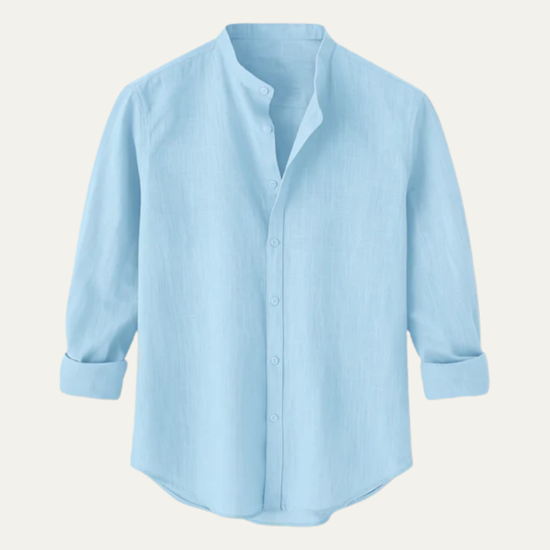 Brock | Smart Casual Linen-Blend Button-Up Shirt