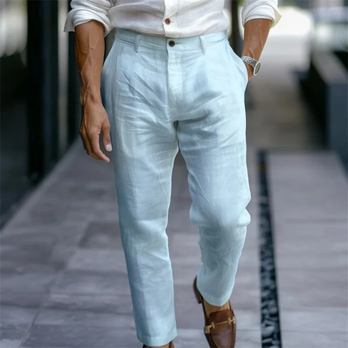 Berkeley trousers in Light Blue