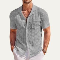 Lamont | Casual Knit Button Down Summer Shirt